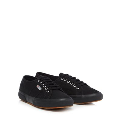 Superga Black 'Cotu' lace up shoes